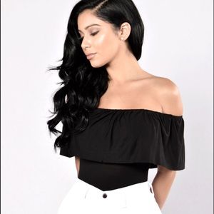 Off Shoulder Body Suit